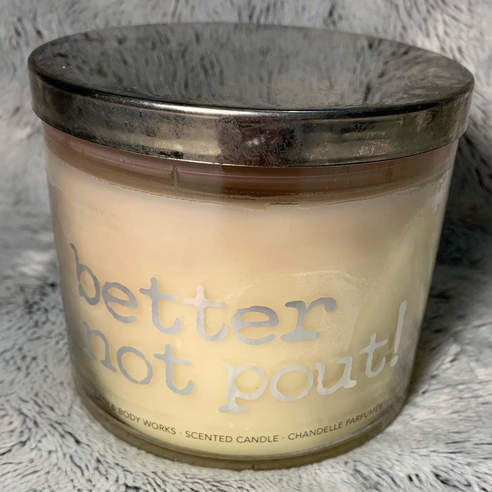 Spiced Gingerbread “Better Not Pout” 3-Wick Candle from Bath & Body Works (2017)